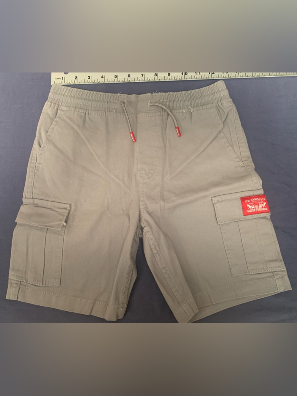 Levi's Boys Cargo Shorts in Gray